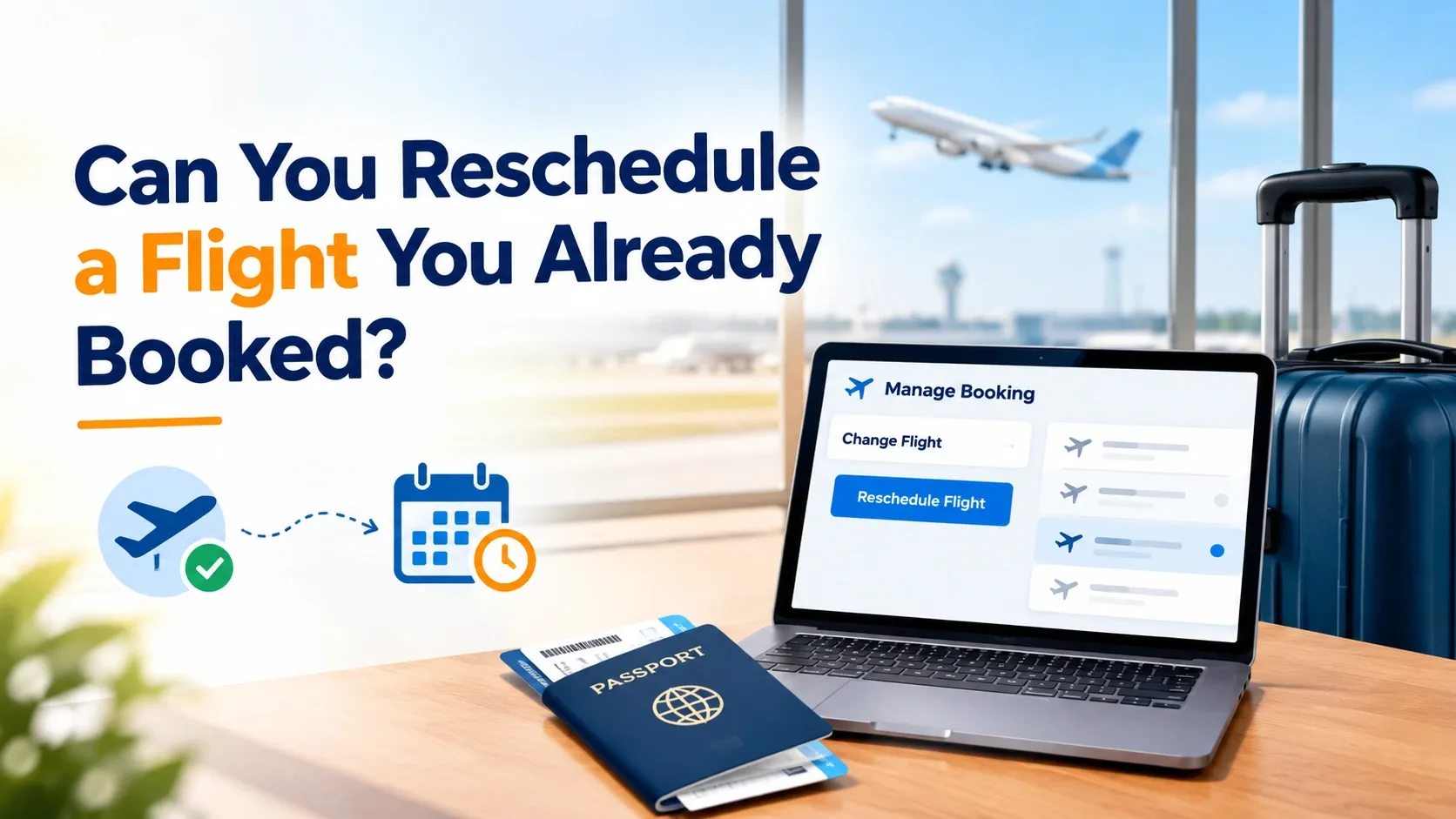 Can You Reschedule a Flight You Already Booked?