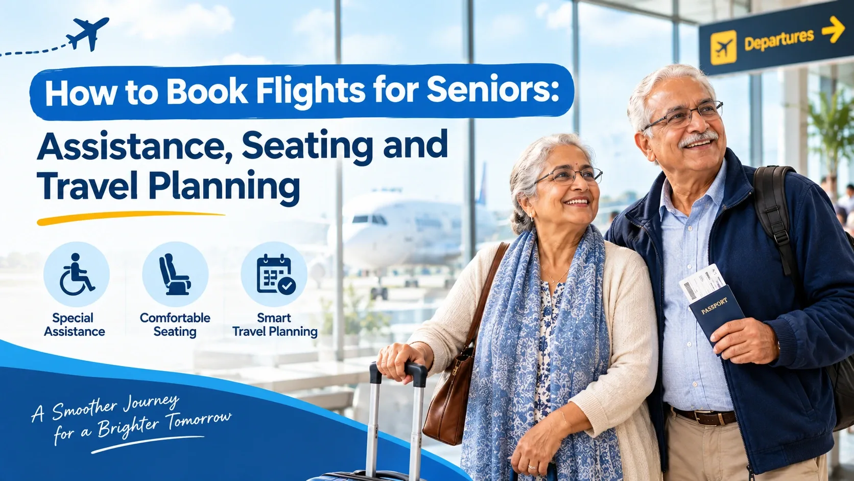 How to Book Flights for Seniors: Assistance, Seating and Travel Planning
