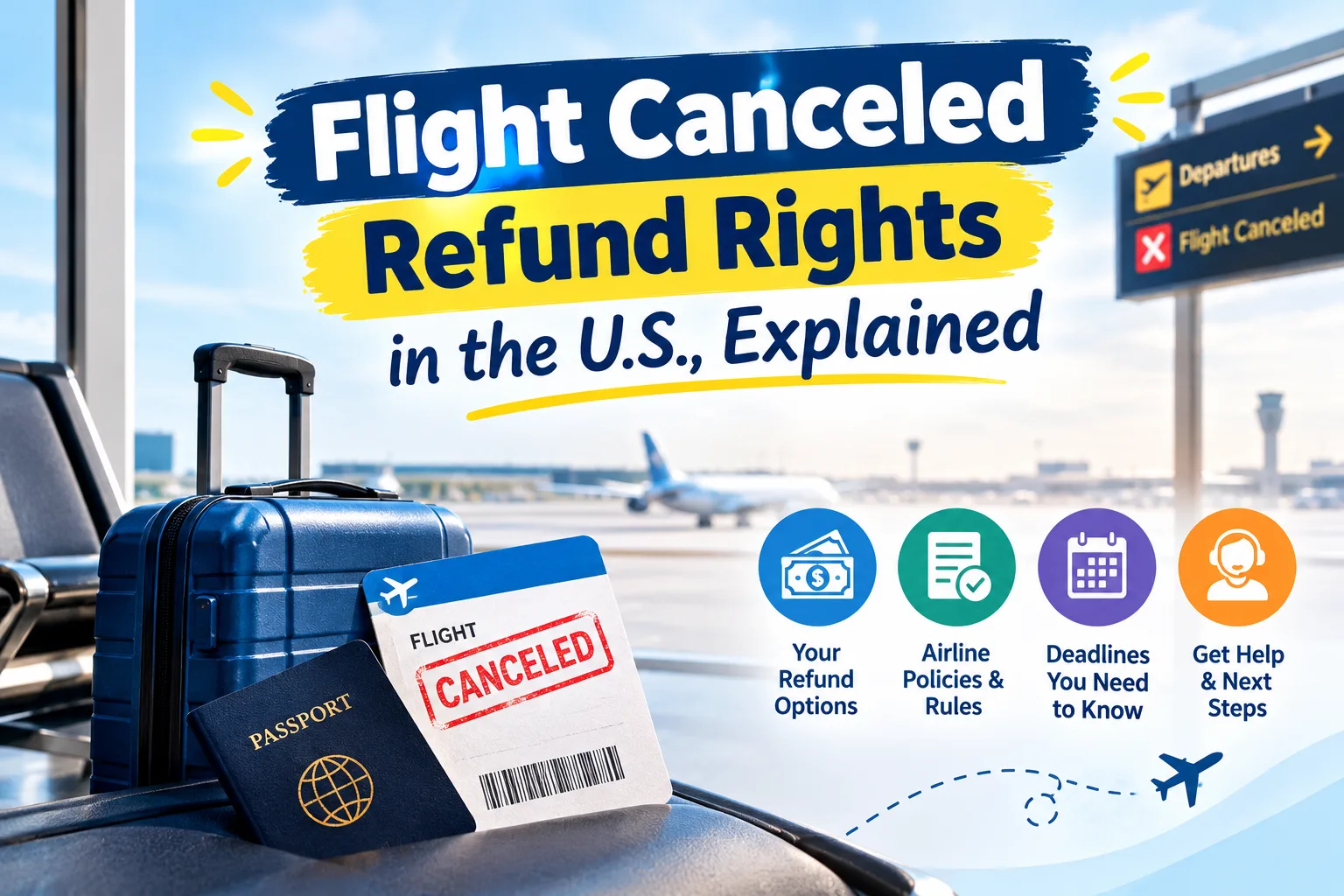 Flight Canceled Refund Rights in the U.S., Explained