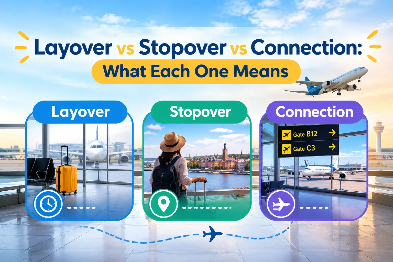 Layover vs Stopover vs Connection What Each One Means